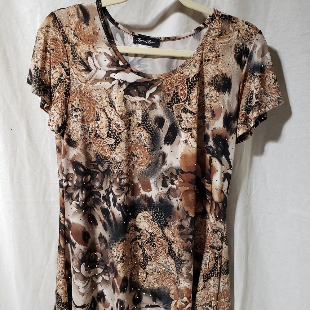 BrittanyBlack Womens Blouse size M